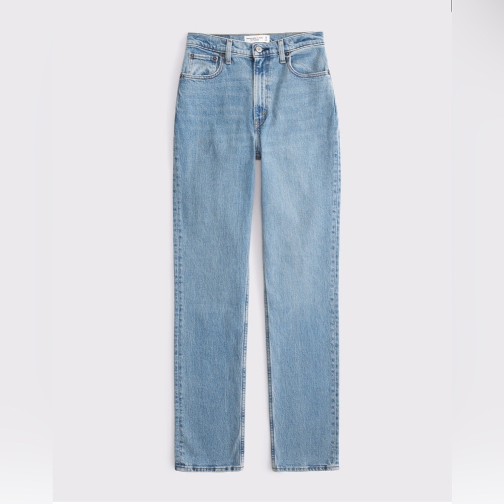 Abercrombie 90s Straight Ultra High Rise Jeans - Curve Love